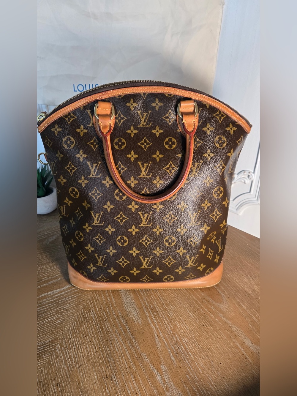 Louis Vuitton Monogram Canvas Lockit PM Vertical Tote